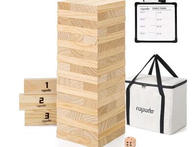 Oversized Jenga Party Game