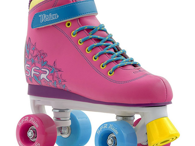 SFR Vision II Kids Roller Skates and bag