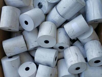 $0.60 per roll Register Thermal Rolls 3 1/8