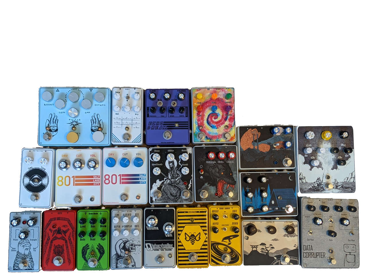 Lots of Pedals / Guitars for Sale (Vintage, Discontinued recreations)