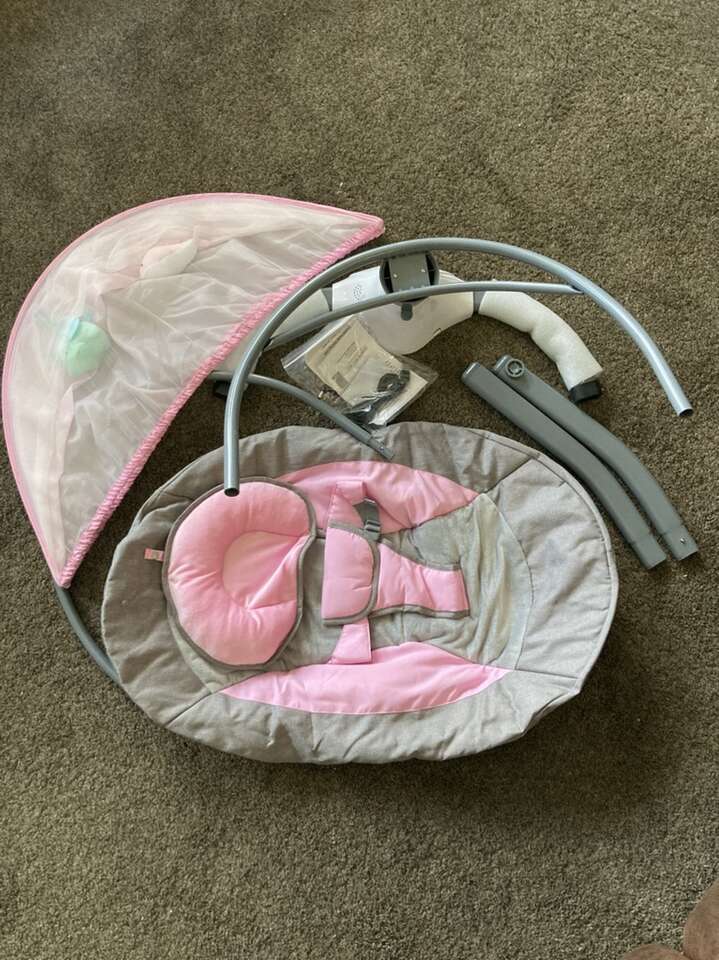 Infant Rocker Swing Pink New Open Box