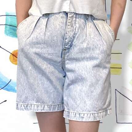 Vintage 80's High Waisted Guess Denim Shorts
