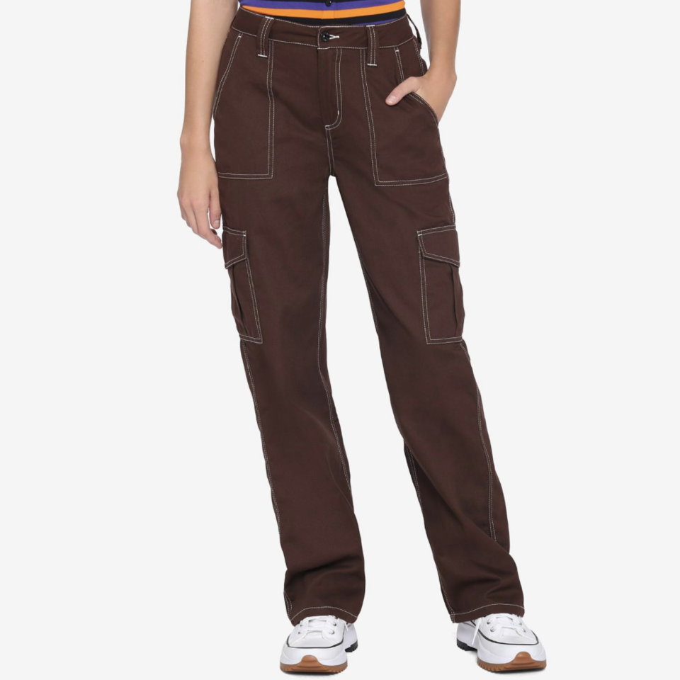 Hot Topic Brown Hi-Rise Carpenter Pants