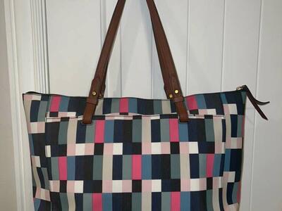 FOSSIL Pixel Grid Rachel Tote, Bag, Purse