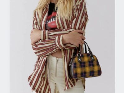 Urban Outfitters BDG Brandon Corduroy Oversized Button Down Shirt - Size Small