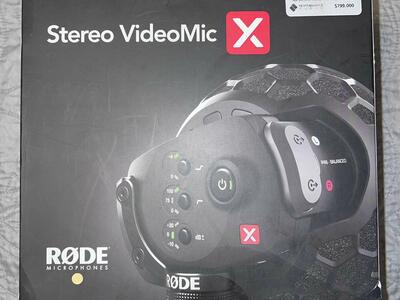 Rode VideoMic X Broadcast On-Camera Stereo Microphone