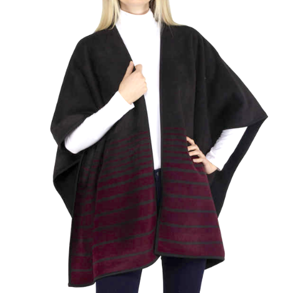 Ike Behar Women's Reversible Fashion Wrap - One Size