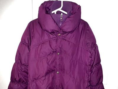 Steve Madden Plum Purple Puffer Jacket Coat - Size Large