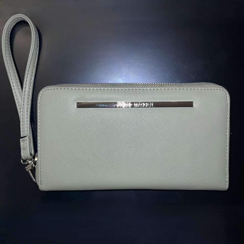 Steve Madden BZIPPY Seafoam Green Zip Wristlet Wallet - VIRAL ON TIKTOK