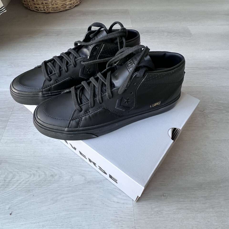 New in Box Converse Louie Lopez Pro Mid Black Black Black - Women's Sz 8.5