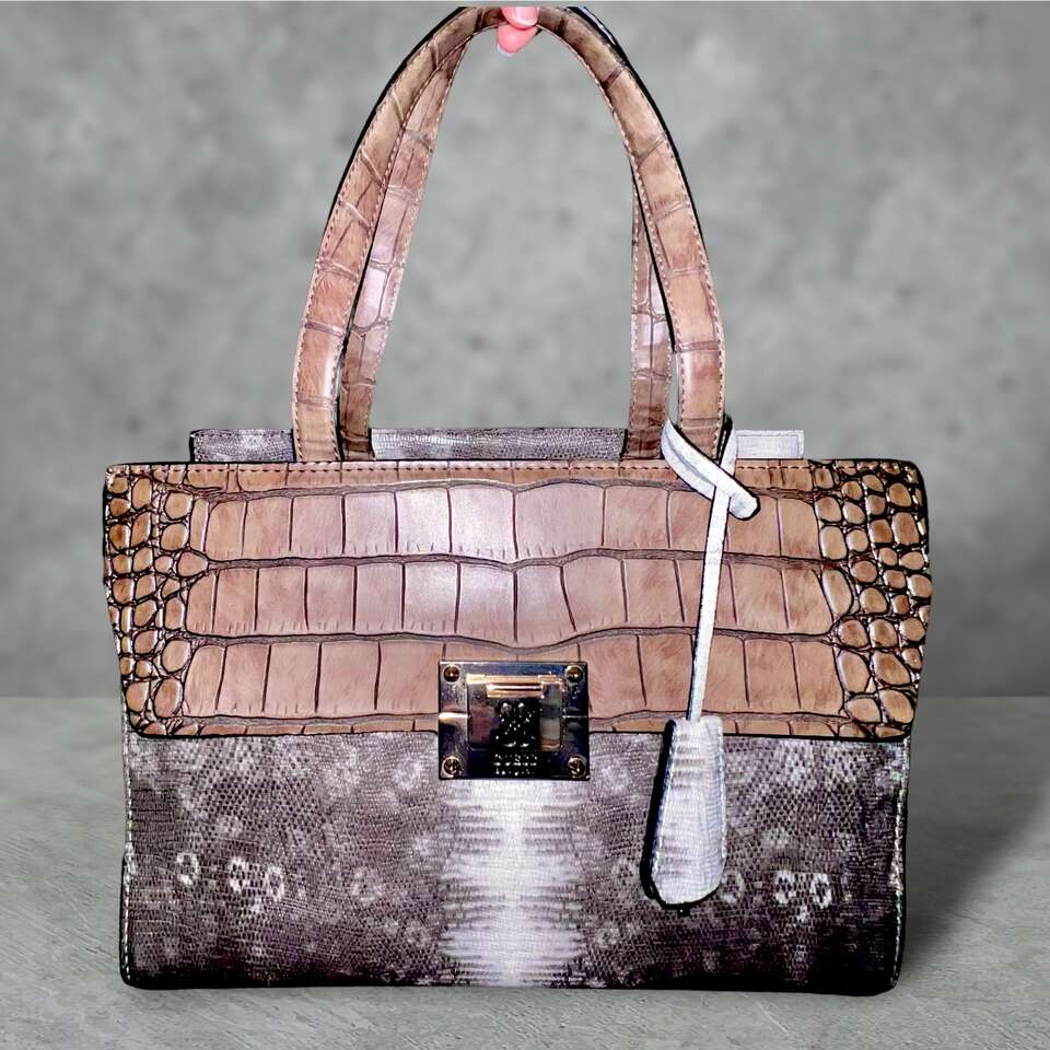 GUESS Faux Croc and Snake Skin Purse - NEW without tags