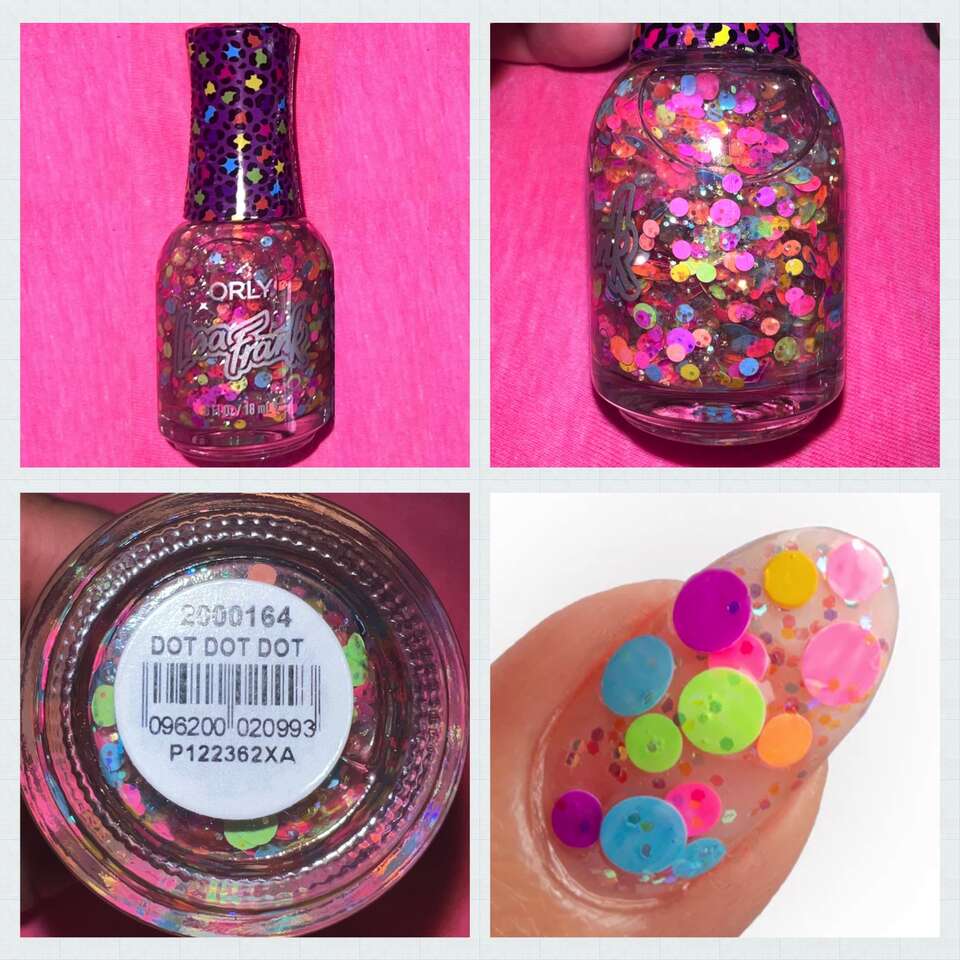 ORLY® X Lisa Frank® Dot Dot Dot Nail Polish - NEW
