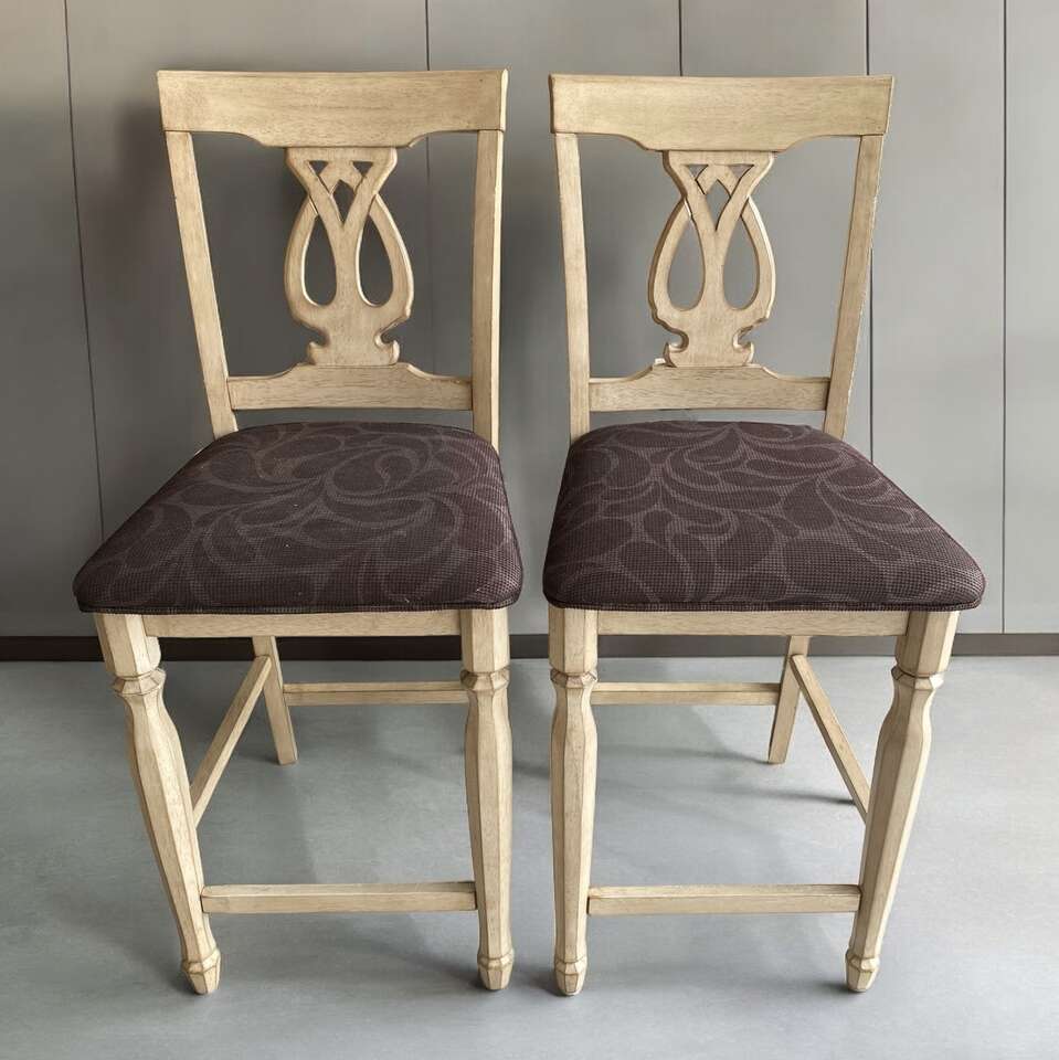 2 Coaster Camille Counter Height Dining Chairs