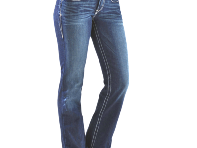 Ariat Women's R.E.A.L. Stretch Mid Rise Slim Fit Boot Cut Jeans - Size 30 Long