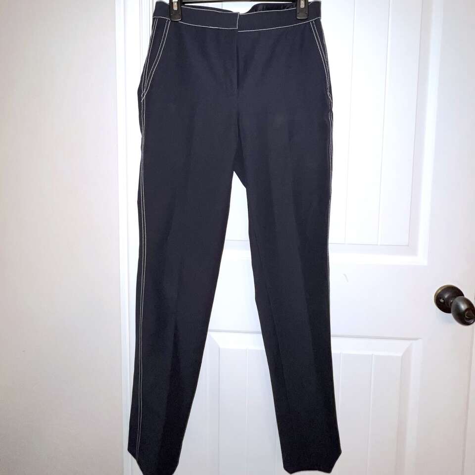 Brooks Brothers Dark Navy Blue Ankle Length Pants - Size 4