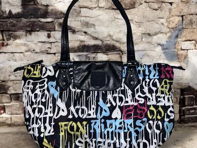 RARE 2012 FOX RACING 90's Style No Hand Hobo Bag Tote - Great Condition!