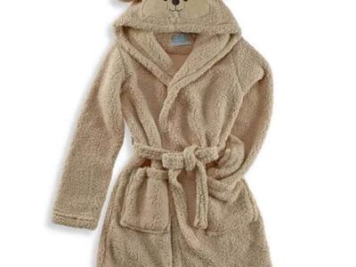 Super Cute Cozy Critter Dog Robe - Adult One Size Fits Most