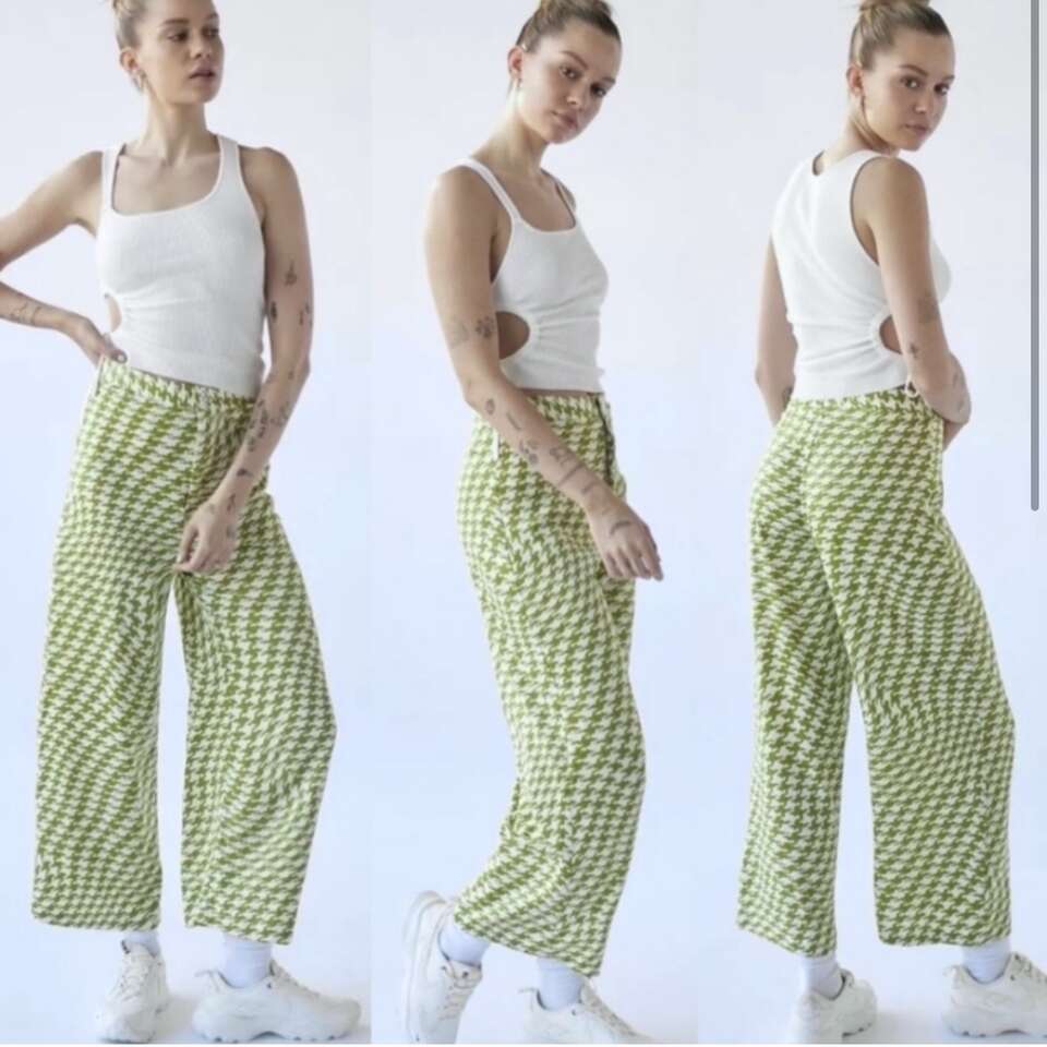 Urban Outfitters Olympia Print Pant - Size Medium