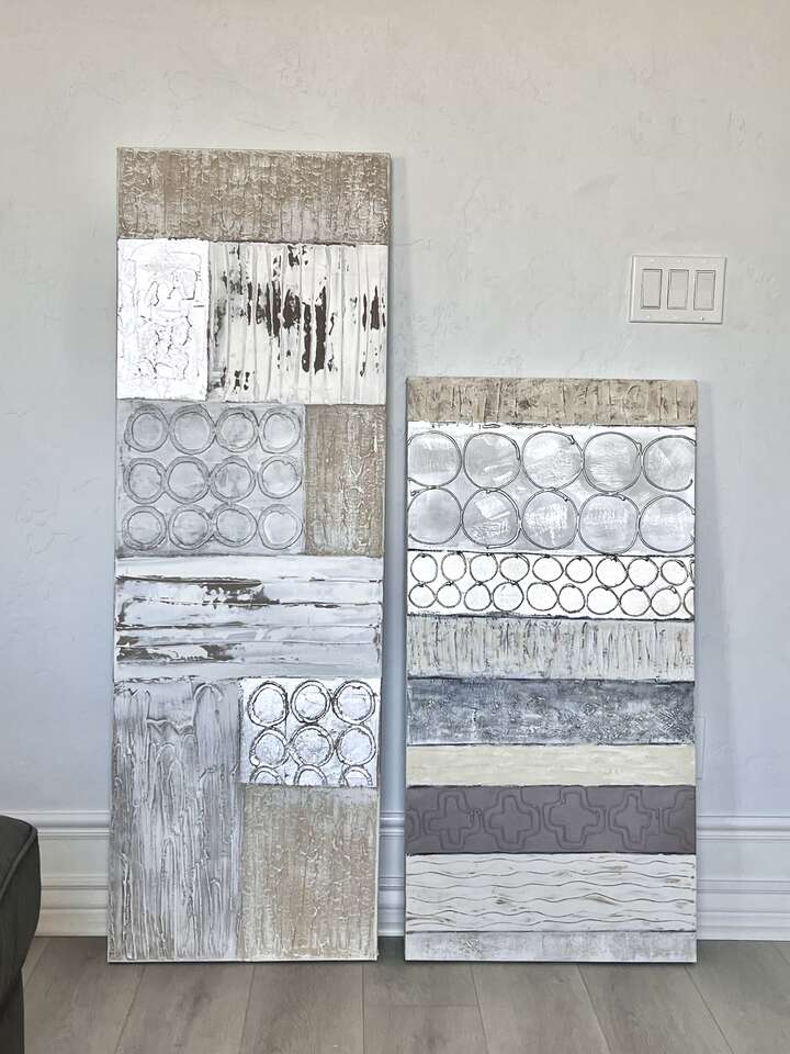Sara Brooke Middle of Nowhere Collection "Nougat" Canvas Painting and Other Canvas Art