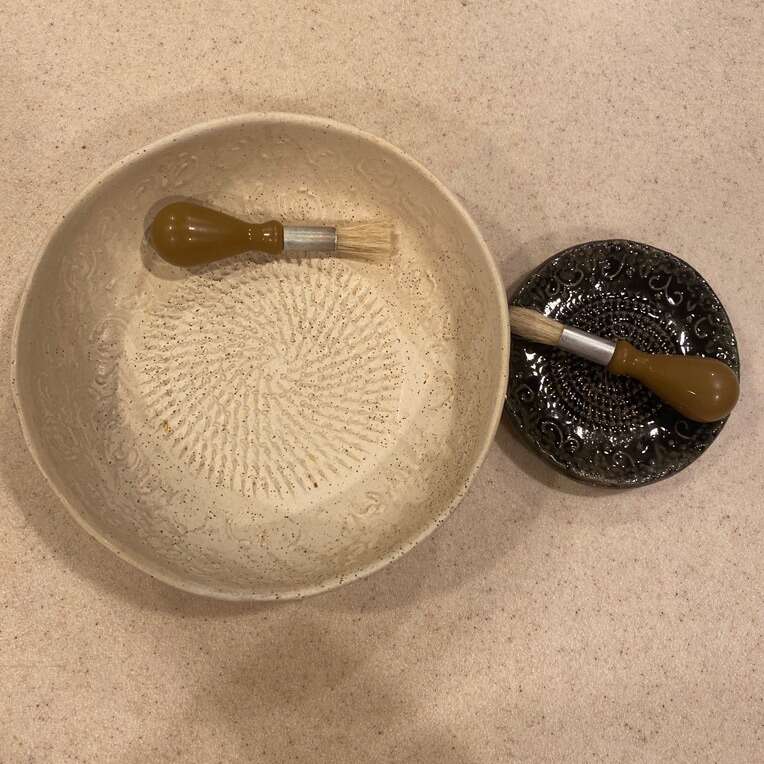 Garlic, Nuts, Herbs Set Hand Crafted Grater Set