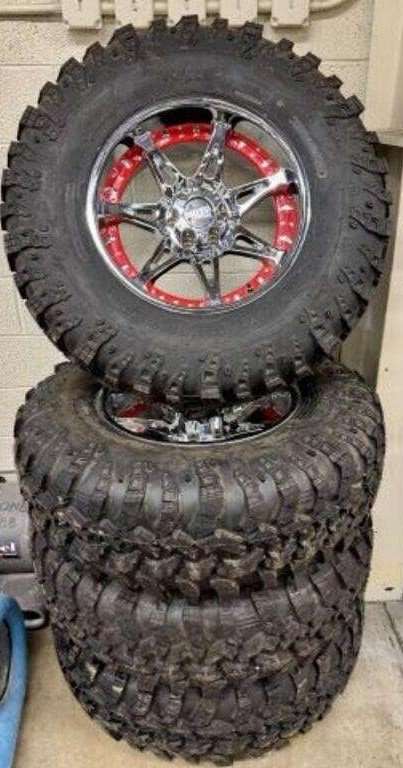 Brand new Wheels with rims, 39.5 x 13.5 x 20