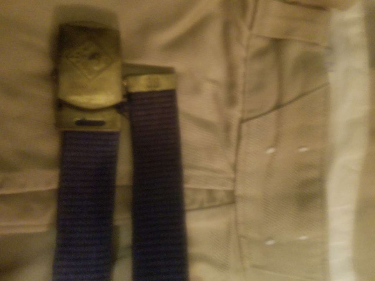 1954 Vintage Cub Scout belt with Buckle. Used. Very good.