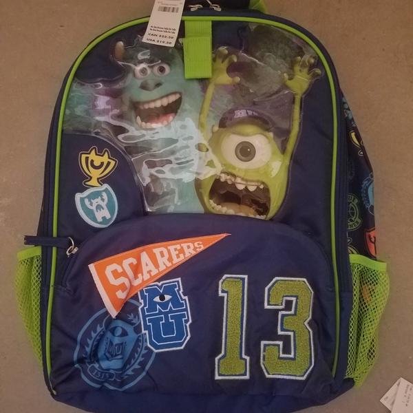 NEW Disney Monster's University Backpack