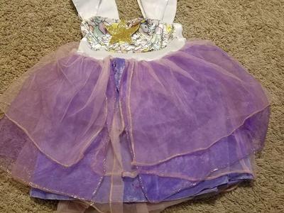 Unicorn costume dress up size 4/5