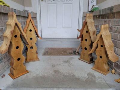 Handmade Wooden Birdhouse Gift