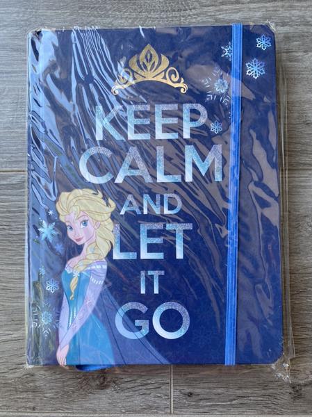 NEW! Disney Frozen Keep Calm And Let It Go Journal