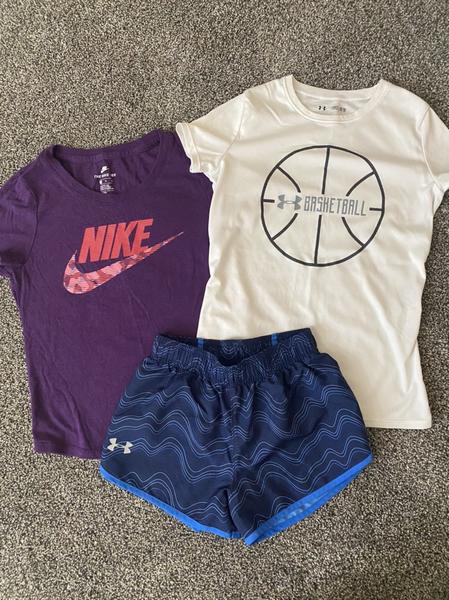 Girl’s Nike And Under Armour Clothes