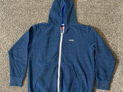 Like NEW! Vans Navy Zip-Up Hoodie Sweatshirt- YS