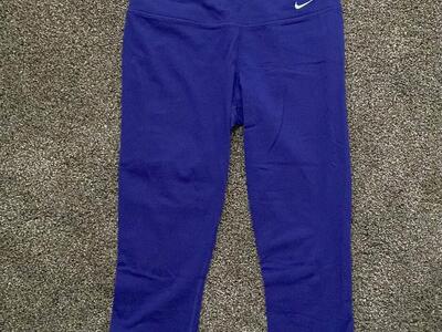 Like NEW! Nike Dri-Fit Blue Workout Tights