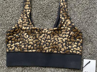 NEW! IVL Collective Chi Chi Power Bra- Gold Foil