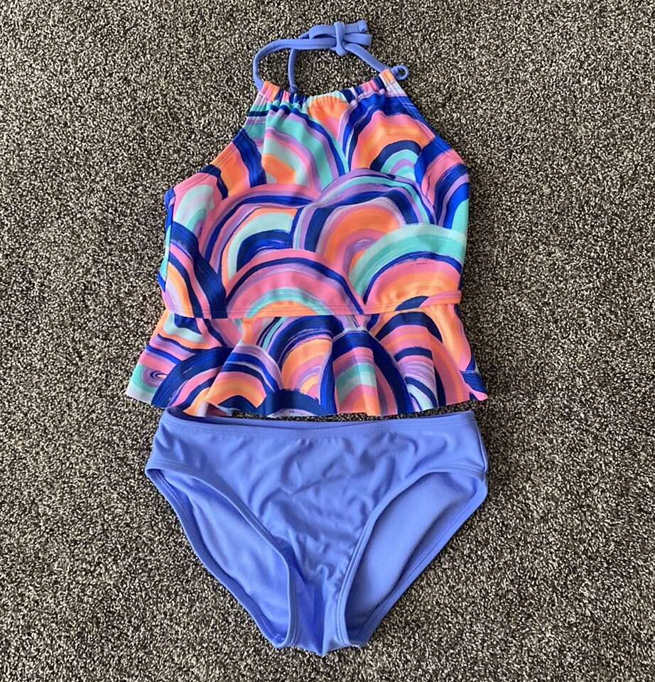 NEW! Cat & Jack Multicolor Two-Piece Swimsuit- YM