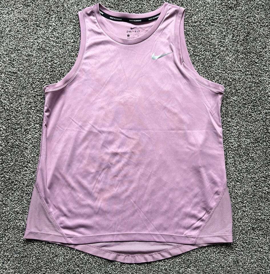 Nike Running Women's Dri-Fit Mauve Tank Top- S