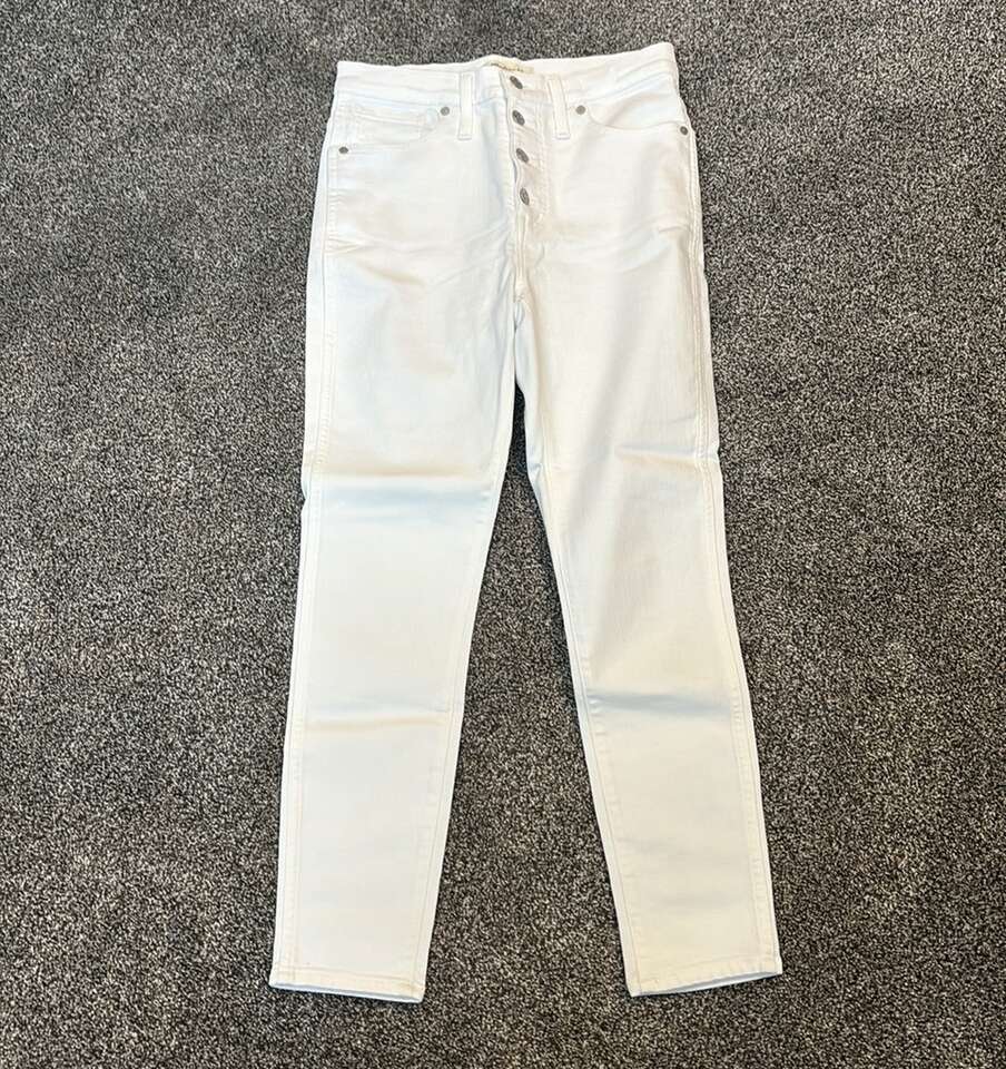 Like NEW! Madewell 10 High-Rise Skinny Crop Jeans