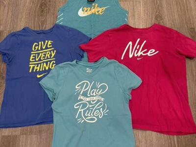 Nike Girl's Size Large Shirts (Short & Sleeveless)