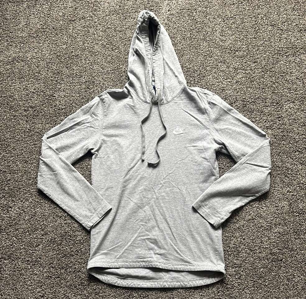 Like NEW! Nike Men's Gray Hoodie- S