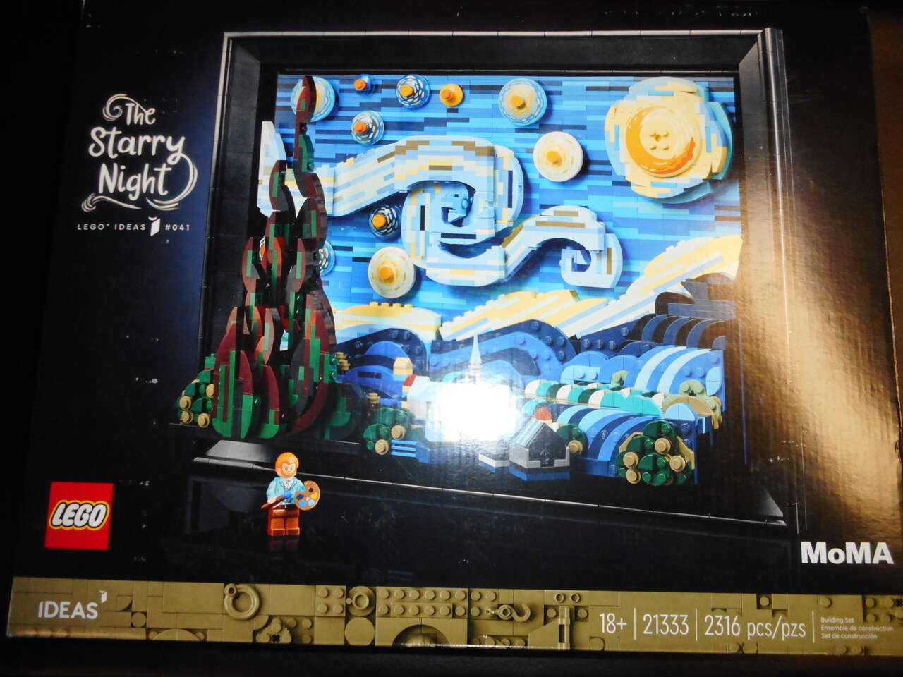 LEGO Art "The Starry Night" (set #21333), brand new and unopened