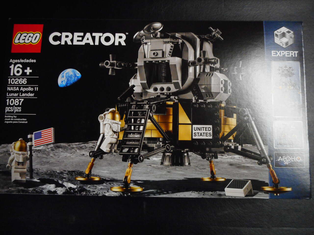 LEGO Creator Expert "NASA Apollo 11 Lunar Lander" (set #10266), brand new and unopened