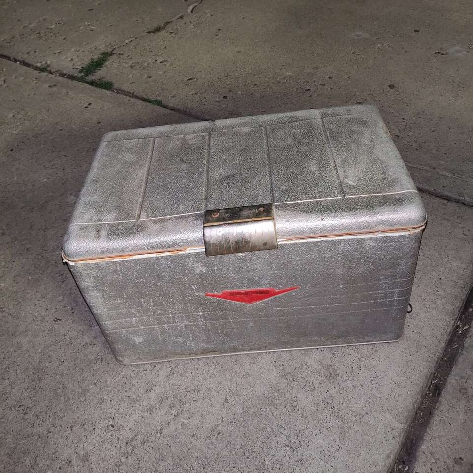 Antique 1950s cooler