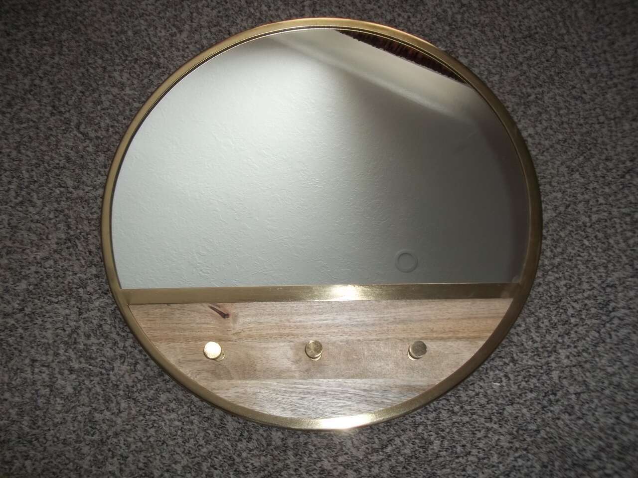 Round ...3 pegs for coats