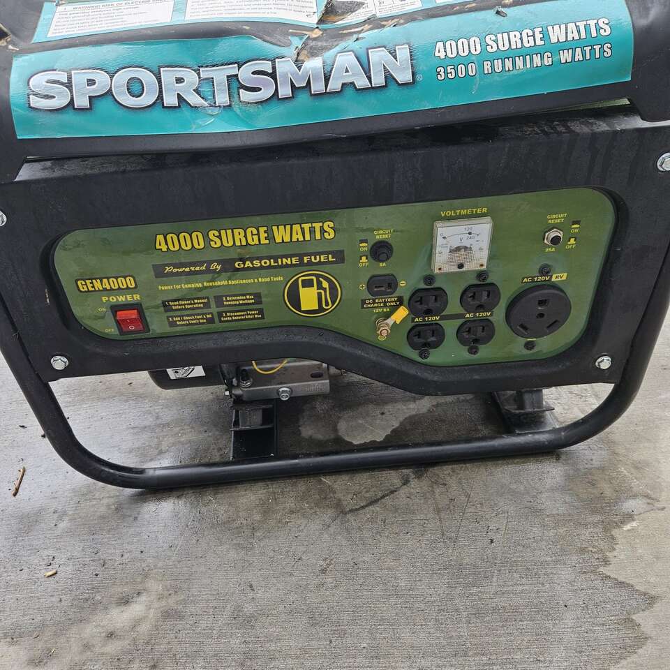 Sportsman generator 4000 watt