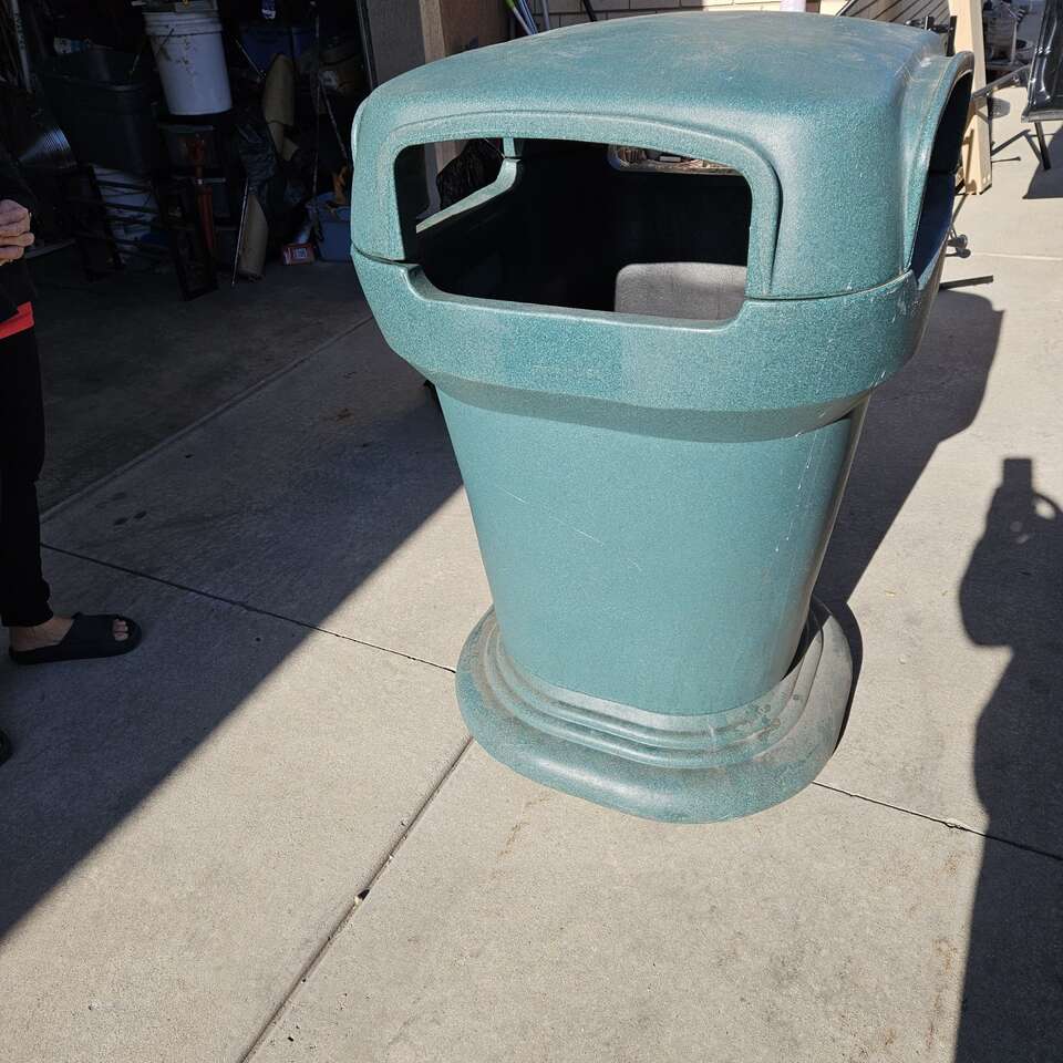 industrial garbage can