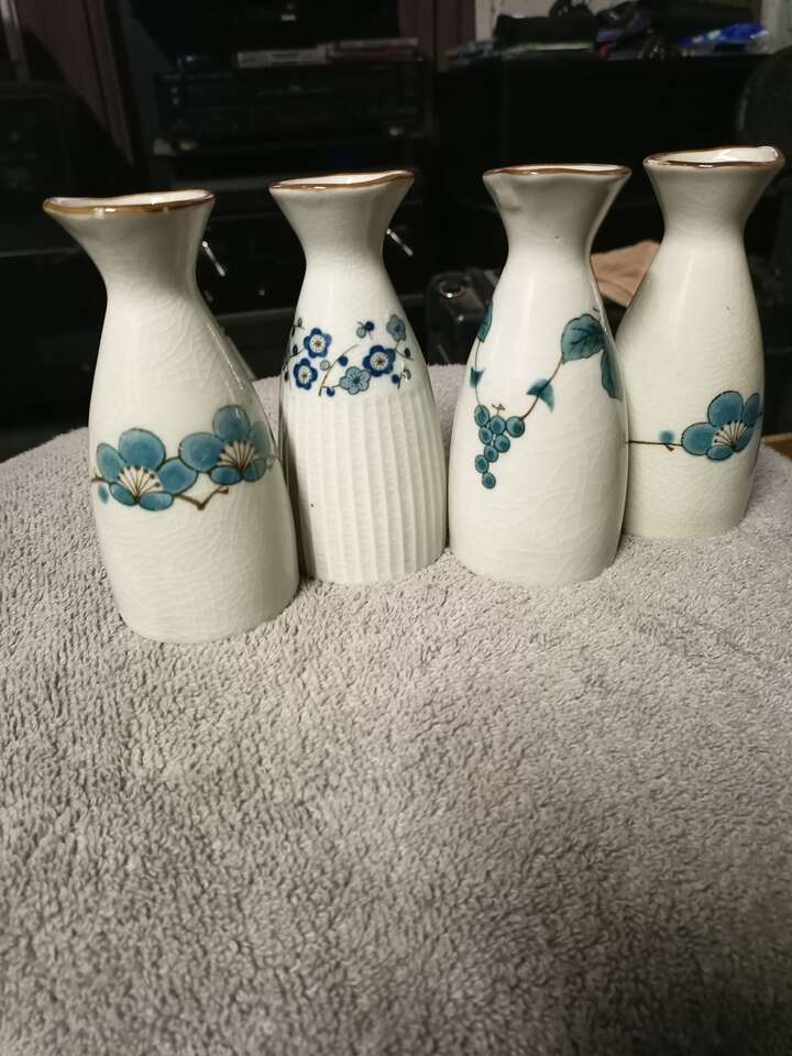 Vintage Japanese Sake Bottles