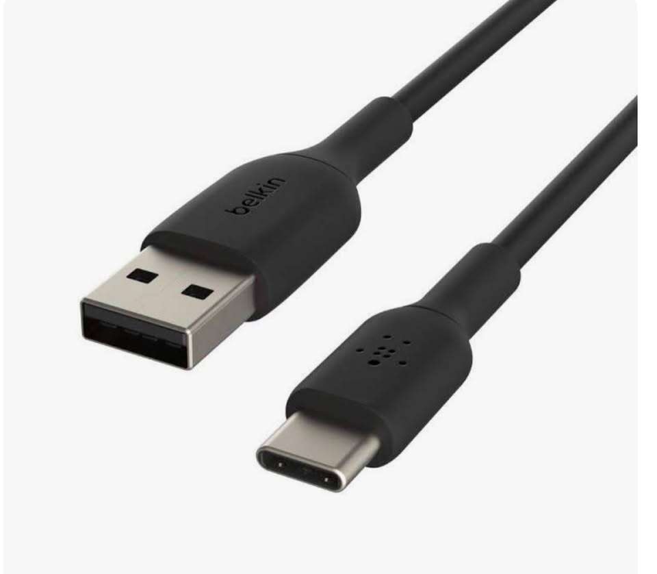 5pc Brand New USB A To USB C Cables