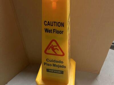Caution Wet Floor Safety Cones -new