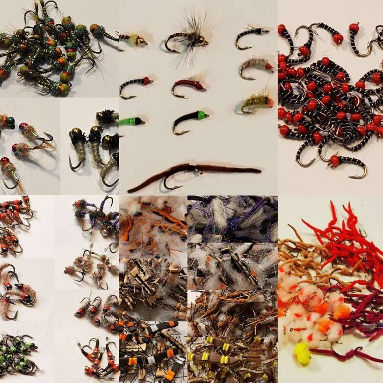 Hand Tied Fly Fishing Flies $1 - $2.00 each