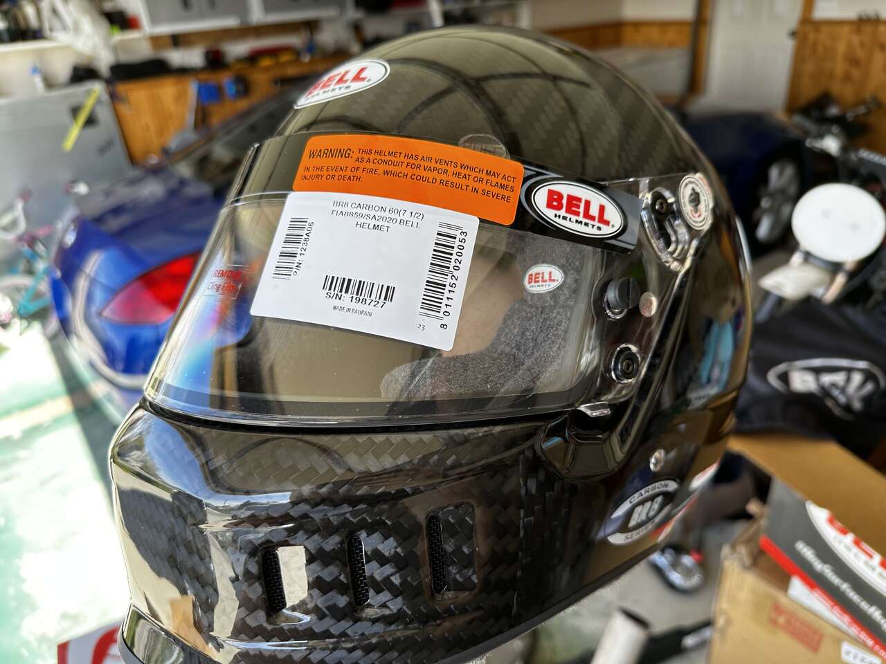 Bell BR8 Carbon fiber helmet 60 (7 1/2)